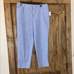 Talbots Blue Crop Pants